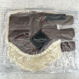 Equestrian Stockholm Medium Champagne Brushing Boots